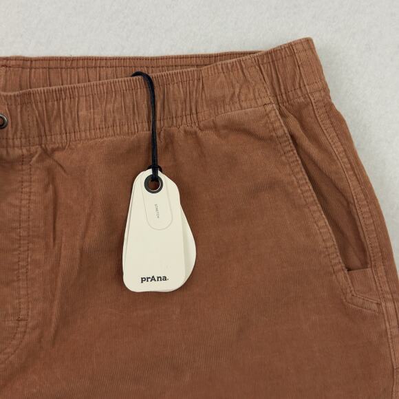 prAna Mens XXL Canyon Camp Shorts Clay Corduroy Organic Cotton 7” Inseam NWT $79 - Picture 10 of 15